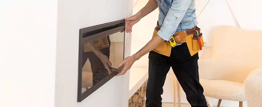 Metal Fireplace Installation in Ocean Springs, Mississippi