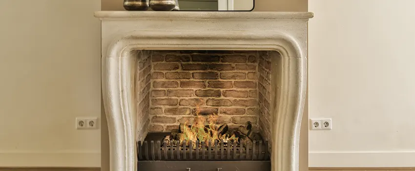 Vintage-style Fireplace Redesign in Ocean Springs, Mississippi
