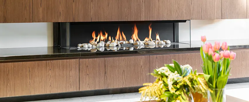 Double-height Fireplace Design Refurbishment in Ocean Springs, Mississippi