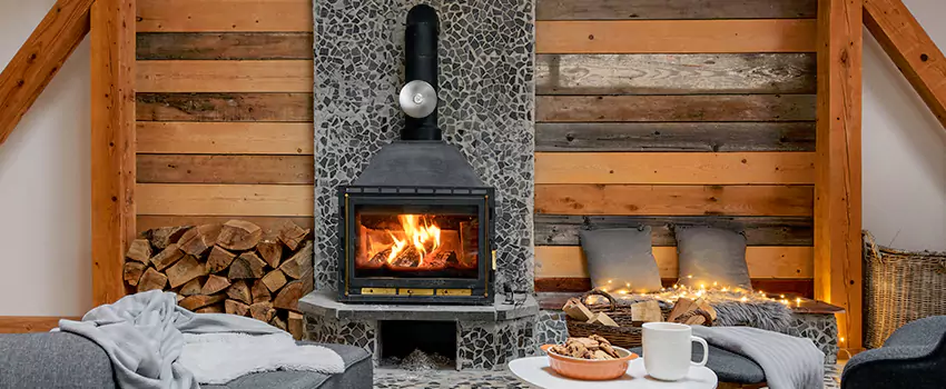 Thelin Hearth Products Direct Vent Gas Stove Fireplace Inspection in Ocean Springs, Mississippi